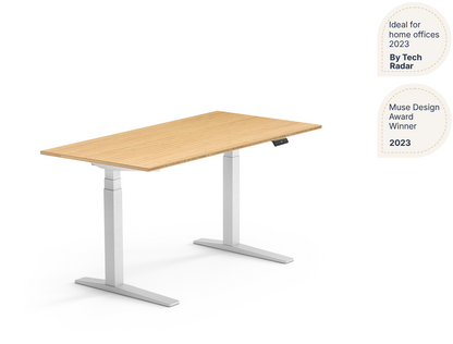 Premium Standing Desk — Bamboo (E7 Pro)