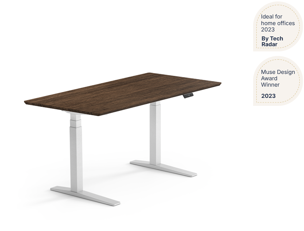 Premium Standing Desk — Bamboo (E7 Pro)