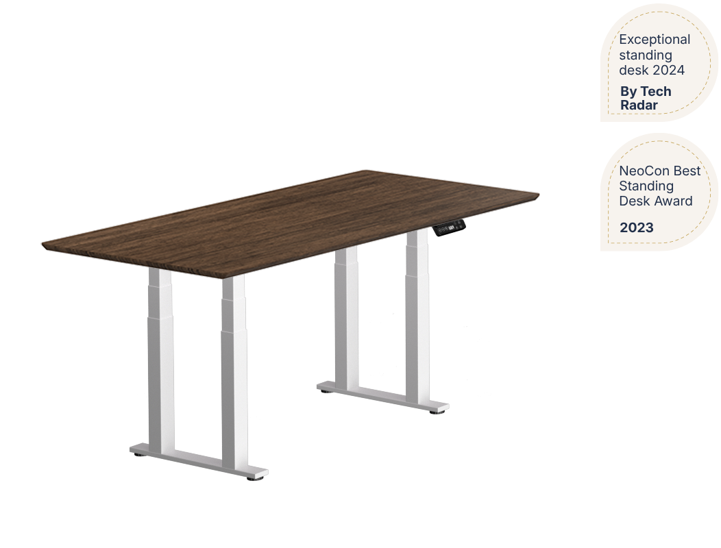 4-leg Standing Desk — Bamboo (E7 Plus)