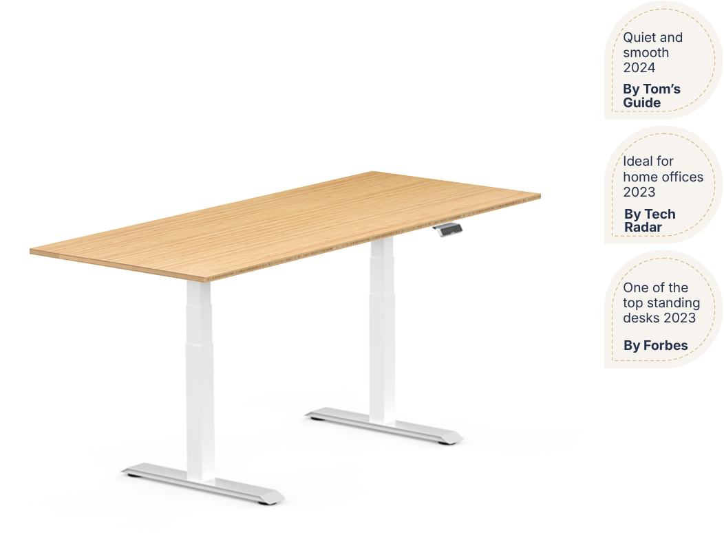 Pro Plus Standing Desk — Bamboo (E7)