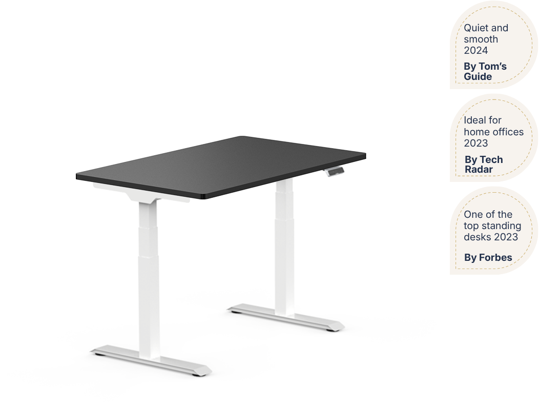 Pro Plus Standing Desk — Solid Wood Texture (E7)