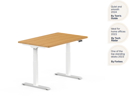 Pro Plus Standing Desk — Solid Wood Texture (E7)
