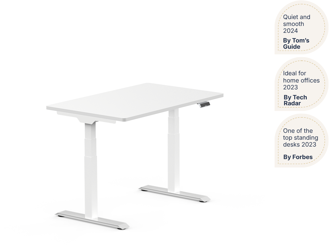 Pro Plus Standing Desk — Solid Wood Texture (E7)