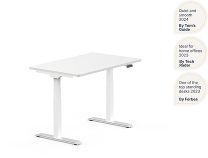 Pro Plus Standing Desk — Solid Wood Texture (E7)