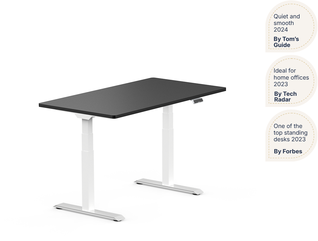 Pro Plus Standing Desk — Solid Wood Texture (E7)