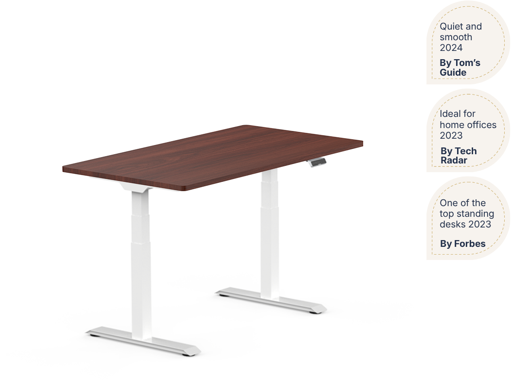 Pro Plus Standing Desk — Solid Wood Texture (E7)