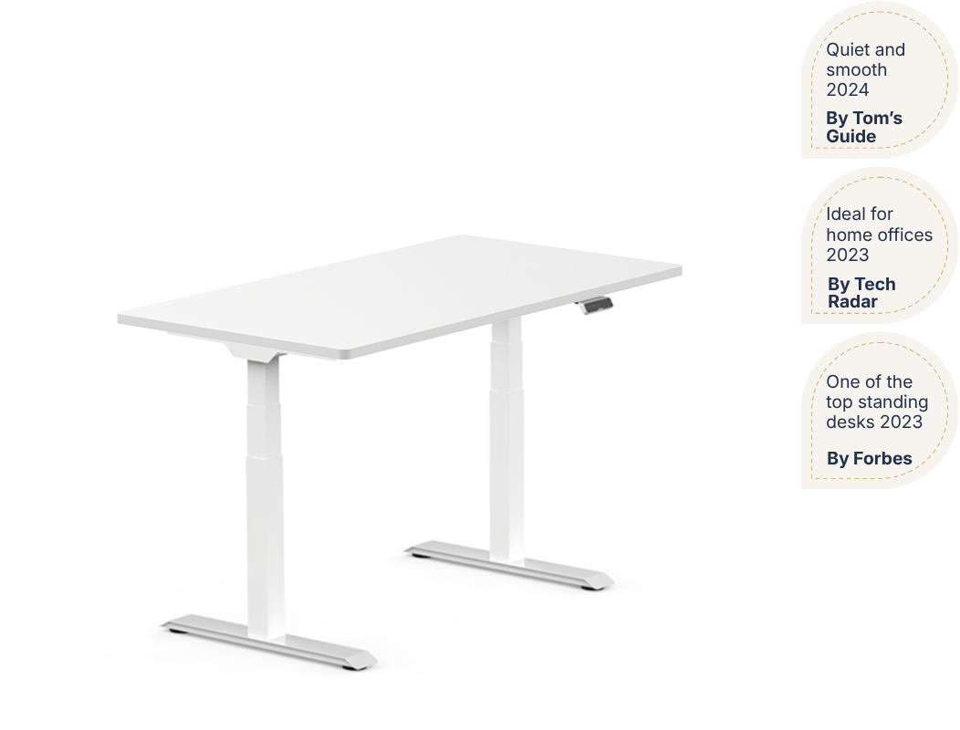 Pro Plus Standing Desk — Solid Wood Texture (E7)