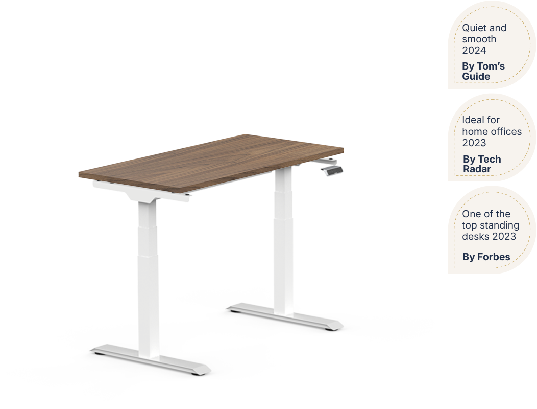 Pro Plus Standing Desk — Solid Wood Texture (E7)