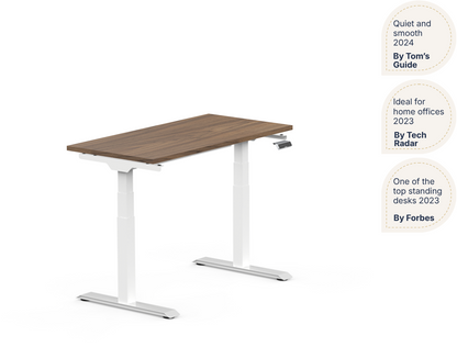 Pro Plus Standing Desk — Solid Wood Texture (E7)