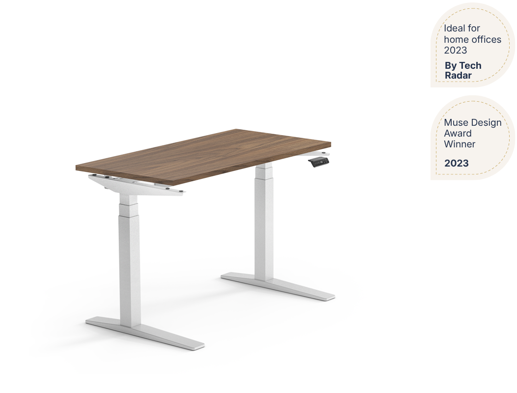 Premium Standing Desk — Solid Wood Texture (E7 Pro)