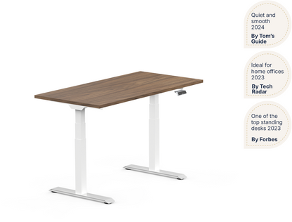 Pro Plus Standing Desk — Solid Wood Texture (E7)