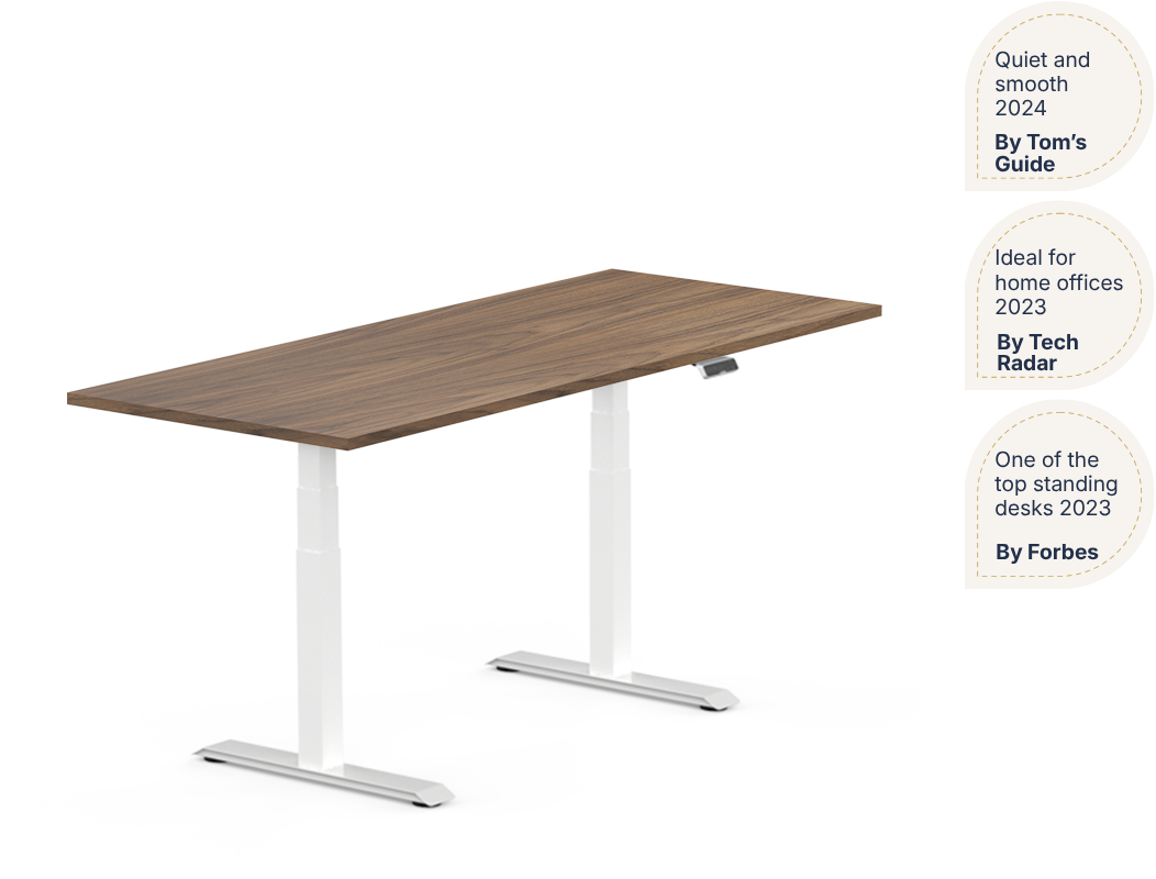 Pro Plus Standing Desk — Solid Wood Texture (E7)
