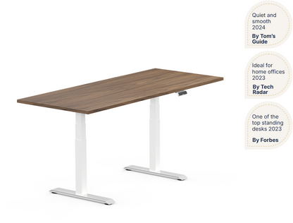 Pro Plus Standing Desk — Solid Wood Texture (E7)