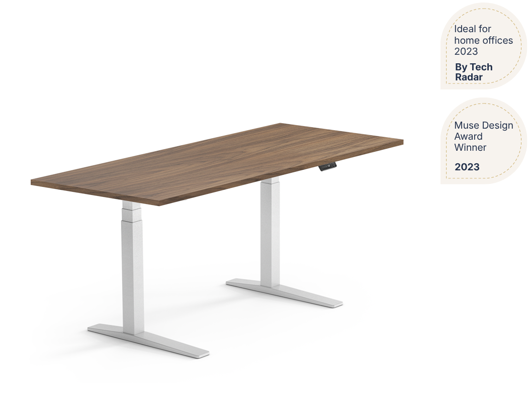Premium Standing Desk — Solid Wood Texture (E7 Pro)